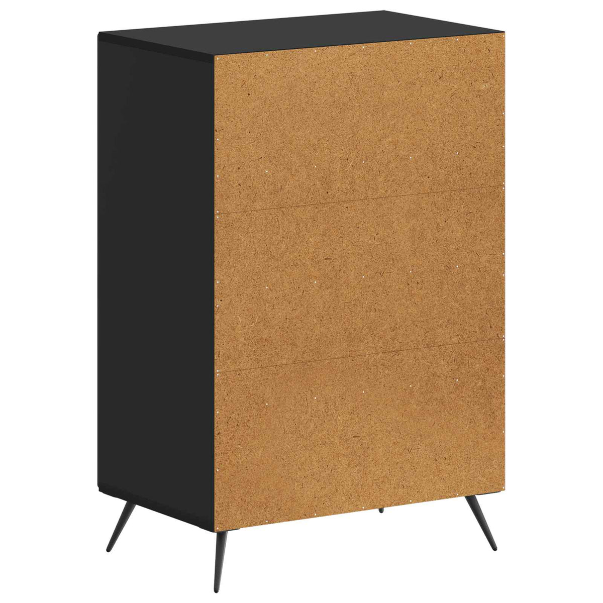 Schuhschrank BREDA 59,5 x 39,5 x 90 cm Holzwerkstoff Schwarz