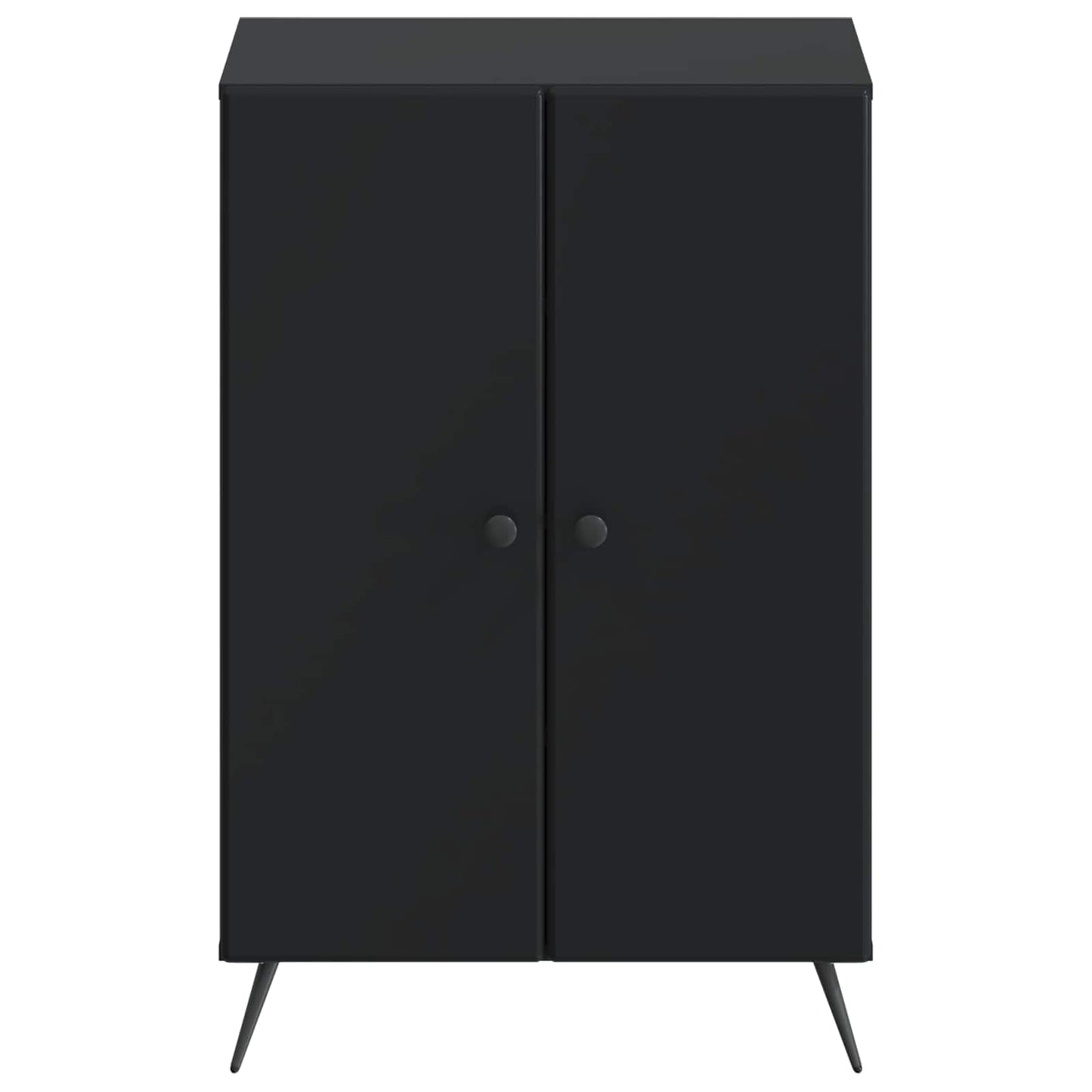 Schuhschrank BREDA 59,5 x 39,5 x 90 cm Holzwerkstoff Schwarz
