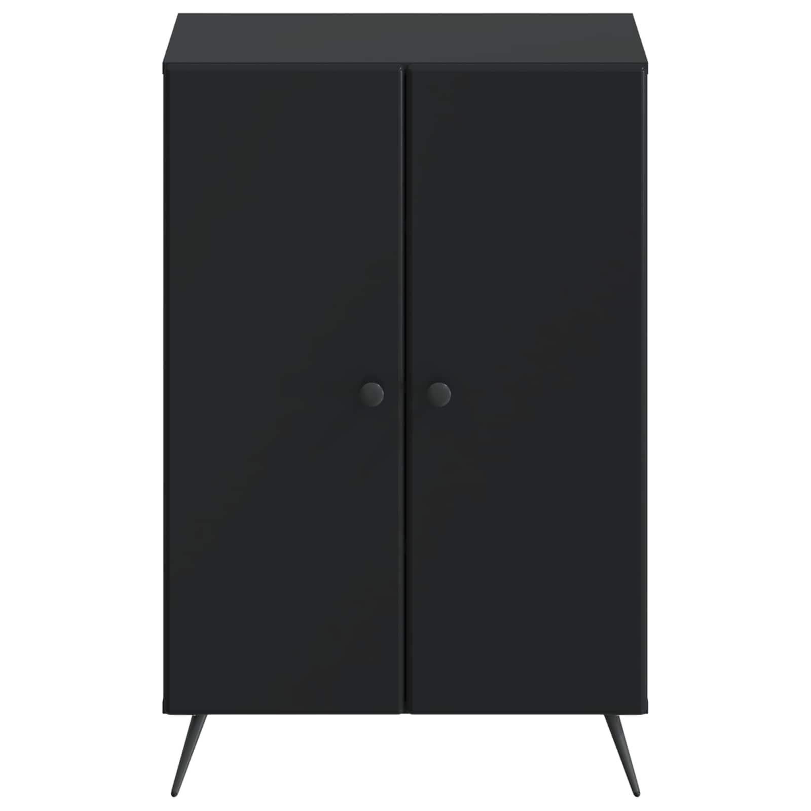 Schuhschrank BREDA 59,5 x 39,5 x 90 cm Holzwerkstoff Schwarz