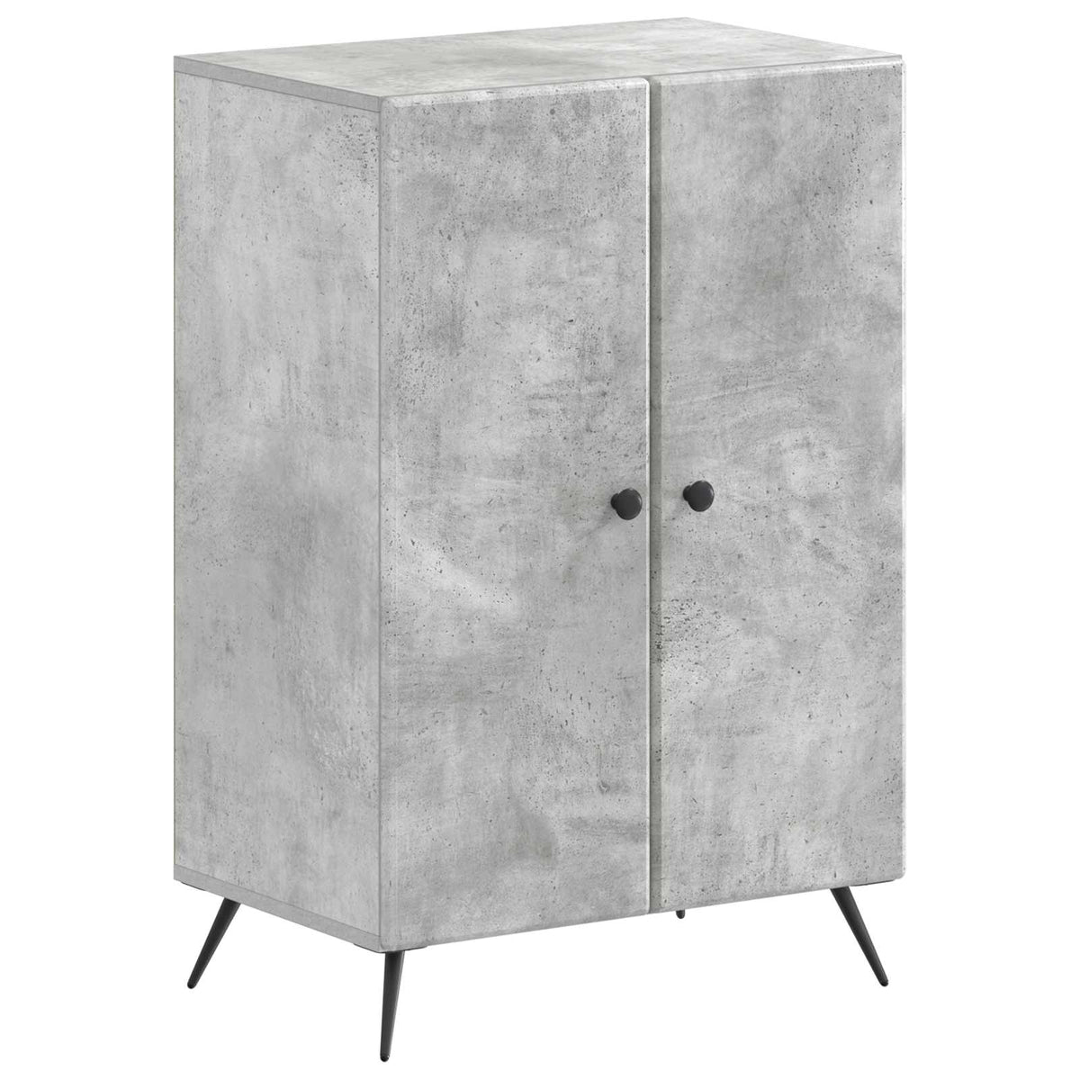 Schuhschrank BREDA 59,5 x 39,5 x 90 cm Holzwerkstoff Betongrau