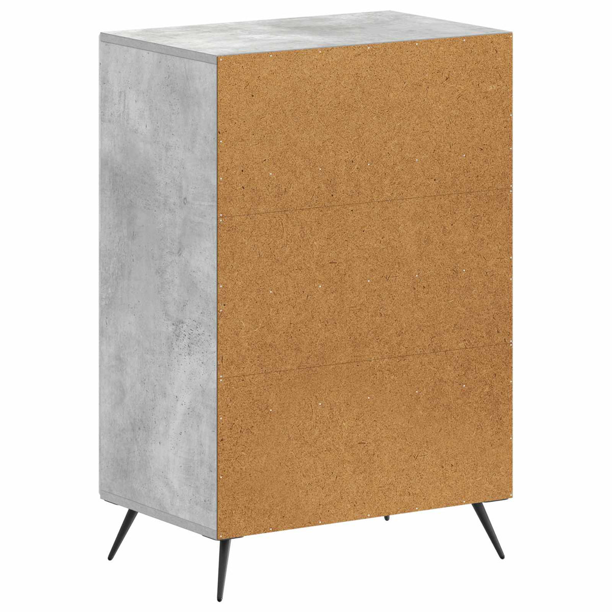 Schuhschrank BREDA 59,5 x 39,5 x 90 cm Holzwerkstoff Betongrau