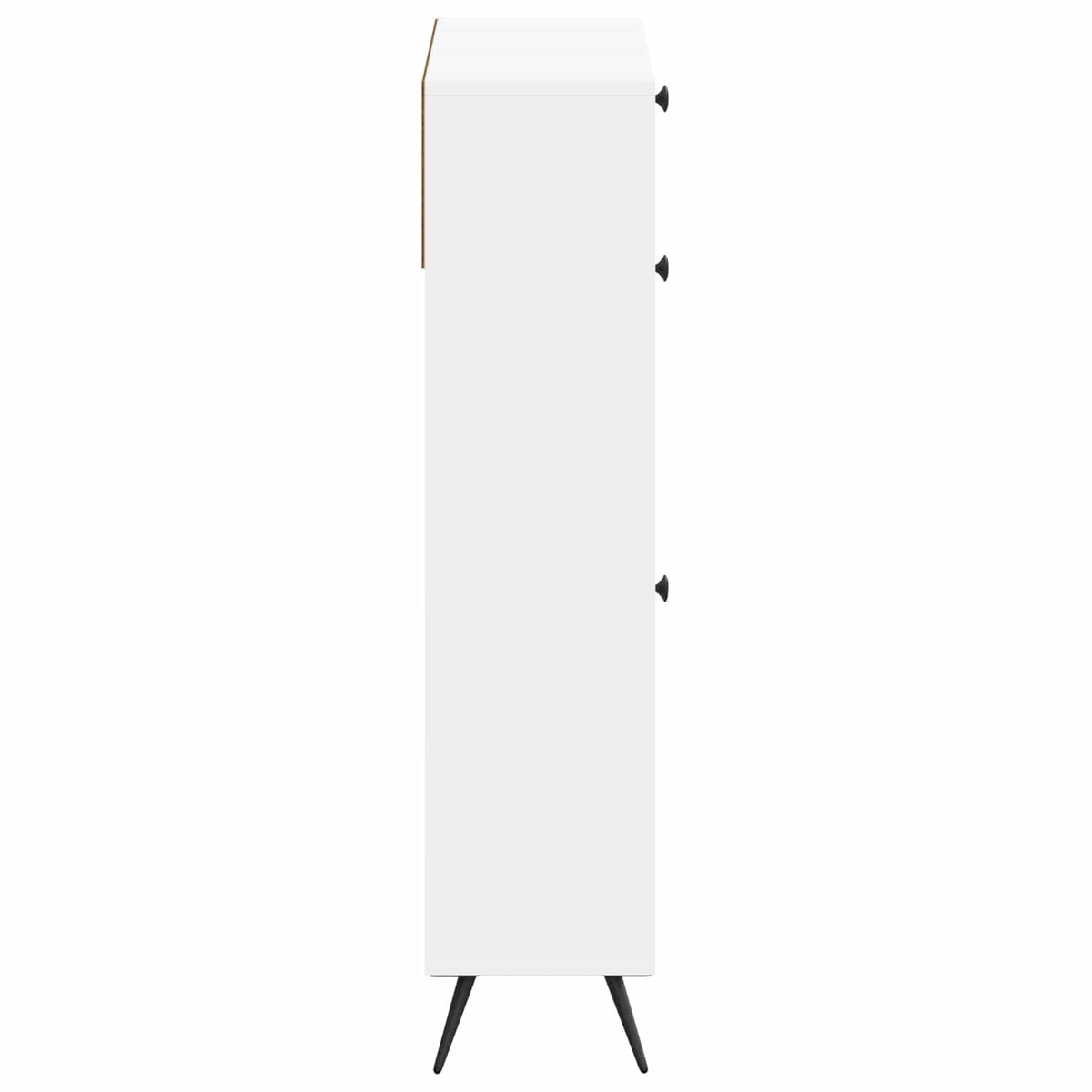 Schuhschrank BREDA 78 x 24 x 103 cm Holzwerkstoff Weiß