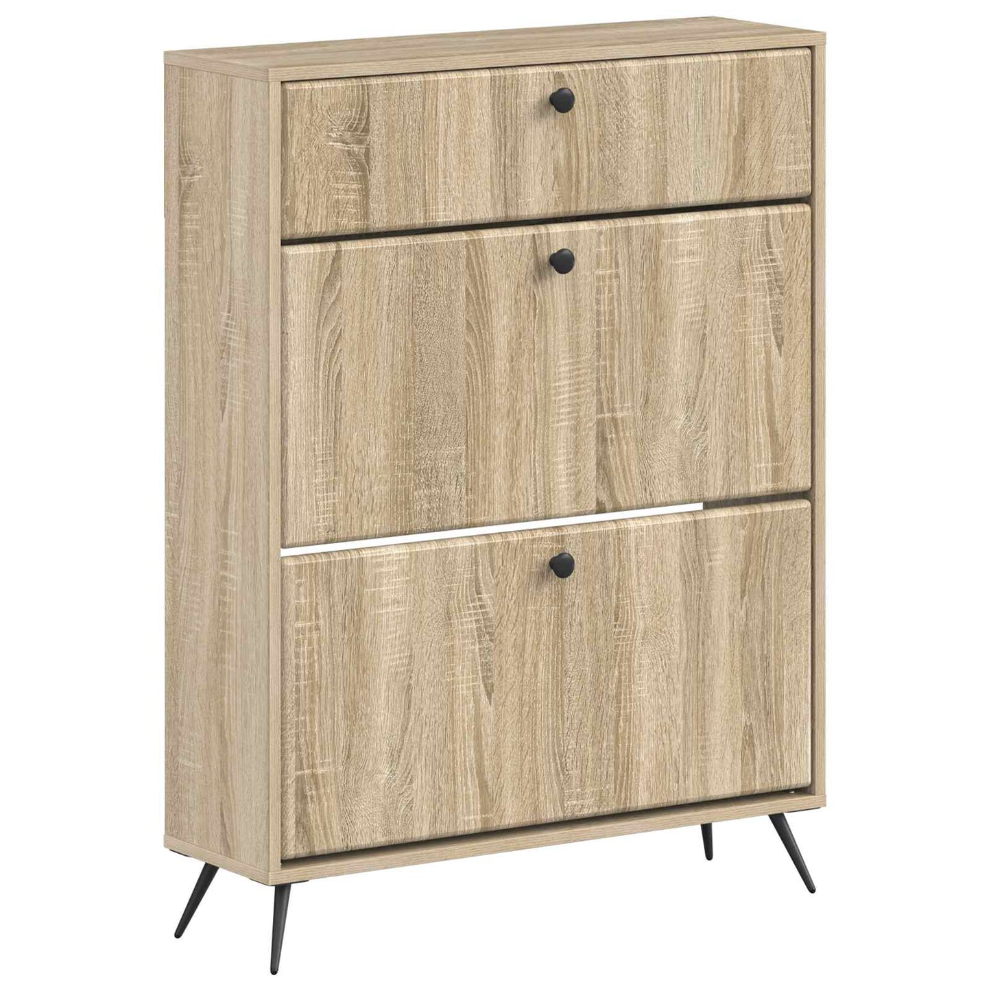 Schuhschrank BREDA 78 x 24 x 103 cm Holzwerkstoff Sonoma-Eiche