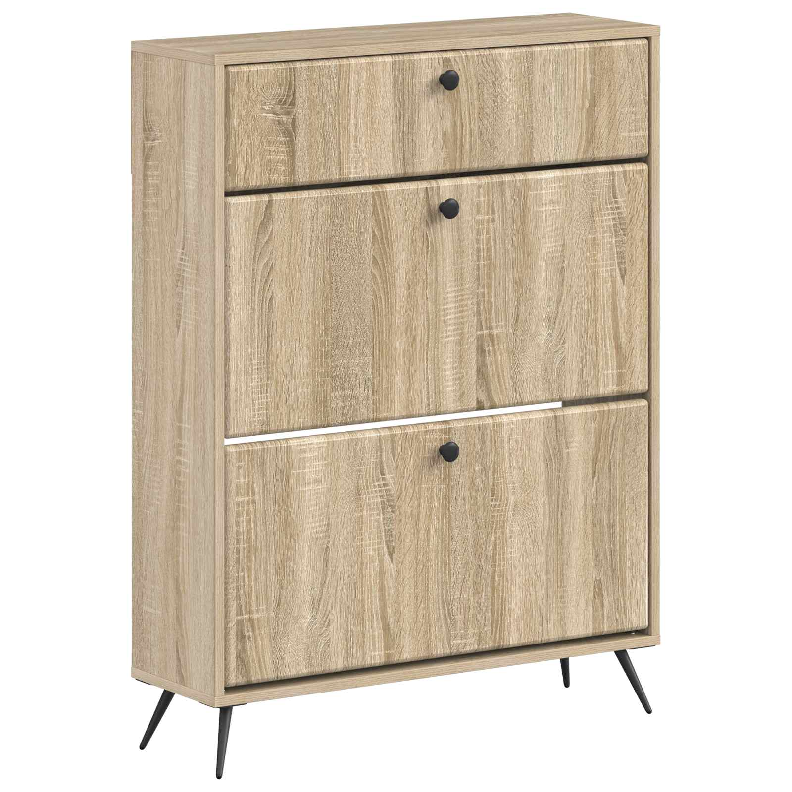 Schuhschrank BREDA 78 x 24 x 103 cm Holzwerkstoff Sonoma-Eiche