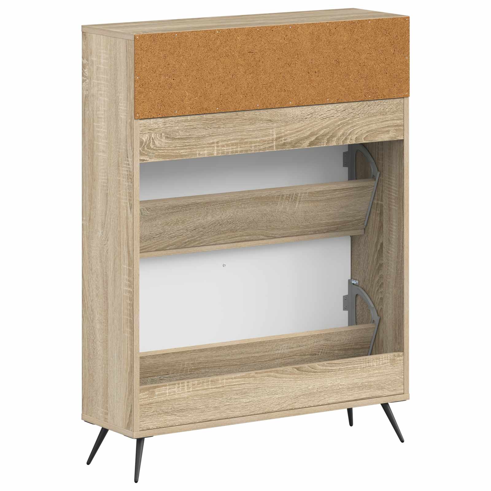 Schuhschrank BREDA 78 x 24 x 103 cm Holzwerkstoff Sonoma-Eiche