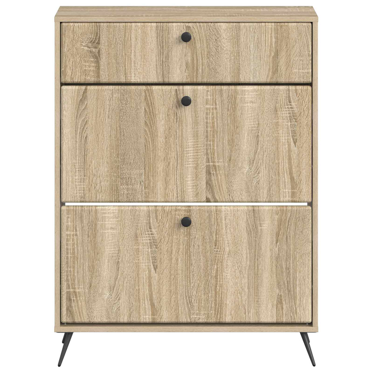 Schuhschrank BREDA 78 x 24 x 103 cm Holzwerkstoff Sonoma-Eiche