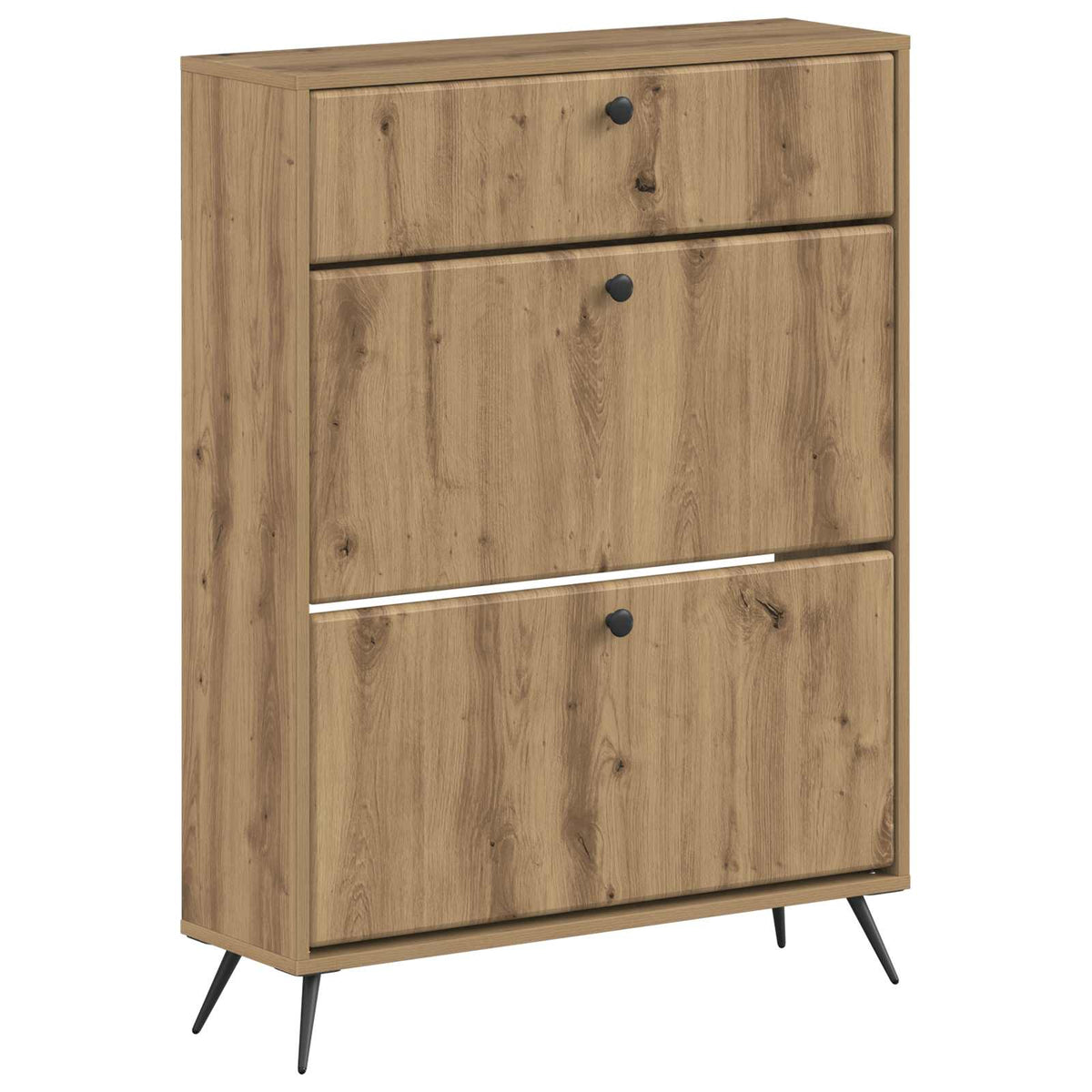 Schuhschrank BREDA 78 x 24 x 103 cm Holzwerkstoff Artisan-Eiche