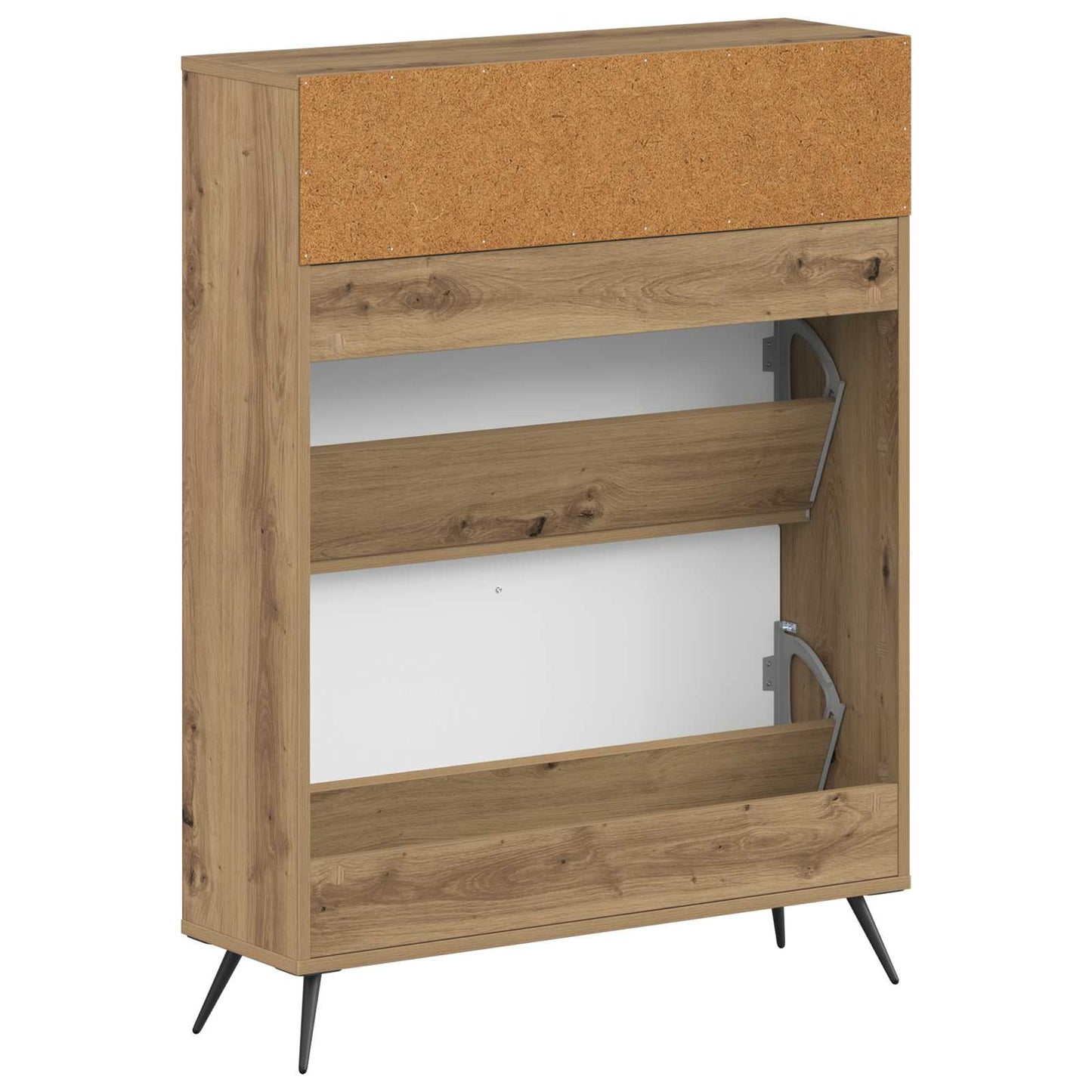 Schuhschrank BREDA 78 x 24 x 103 cm Holzwerkstoff Artisan-Eiche