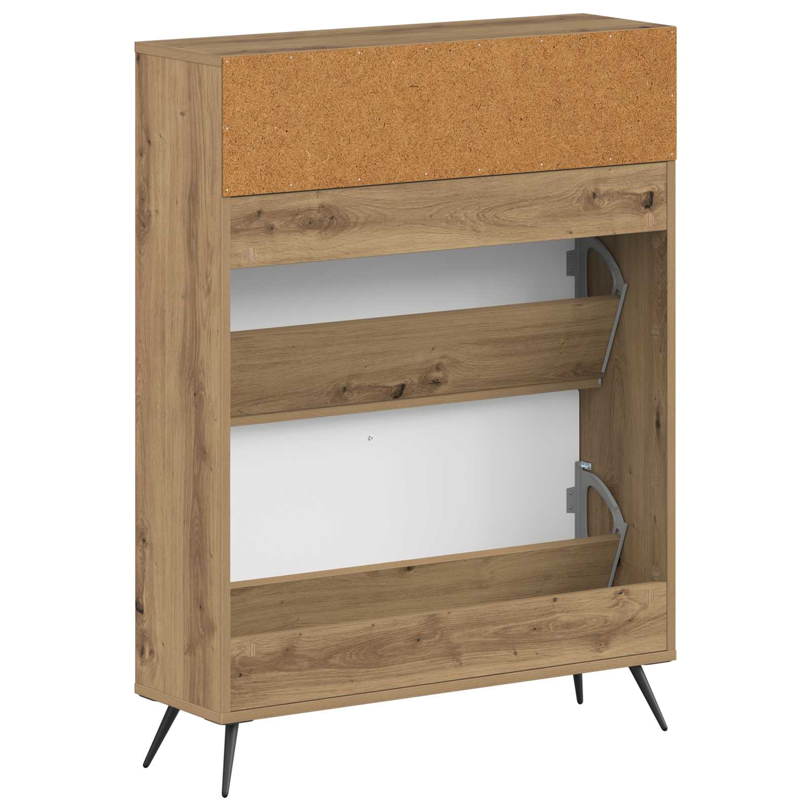 Schuhschrank BREDA 78 x 24 x 103 cm Holzwerkstoff Artisan-Eiche