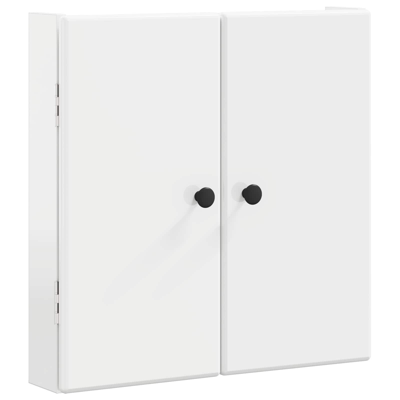 Dartboard Schrank BREDA Hochglanz Weiß 52,5 x 10,5 x 53,5 cm