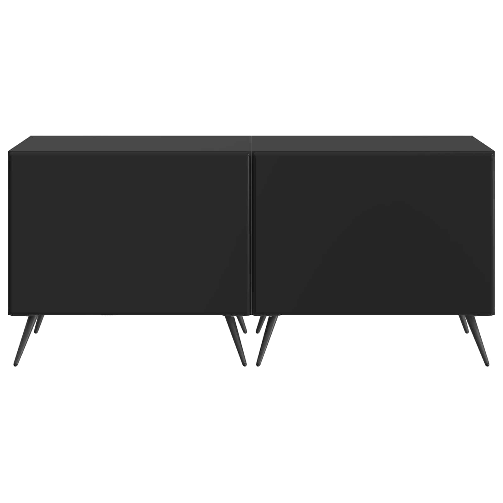 TV-Schrank Schwarz Holzwerkstoff