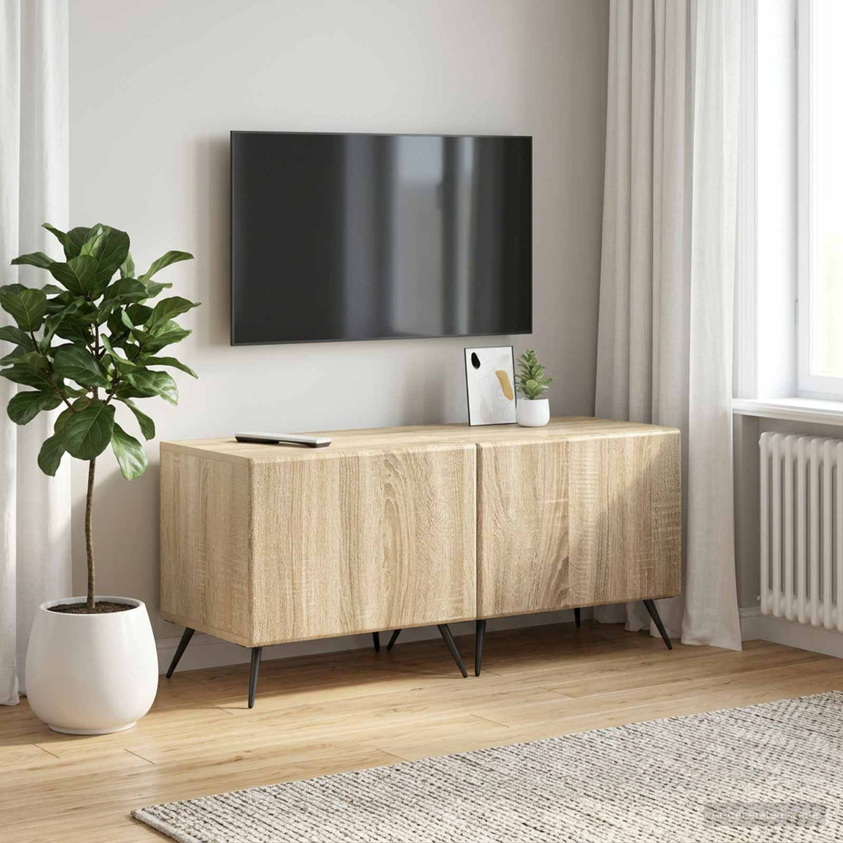 TV-Schrank Sonoma-Eiche Holzwerkstoff