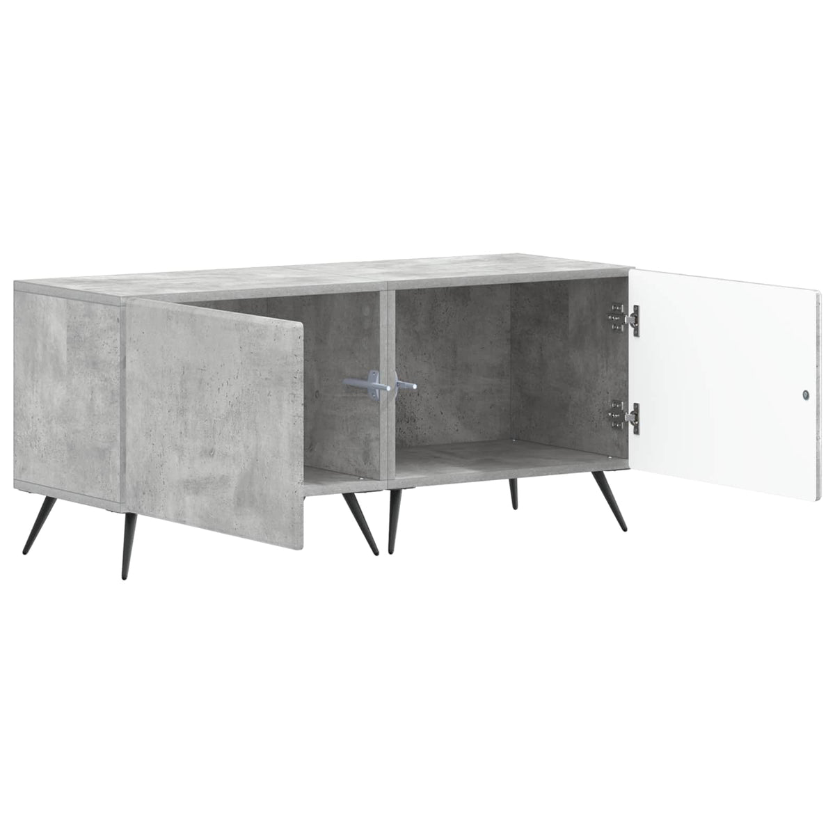 TV-Schrank Betongrau Holzwerkstoff