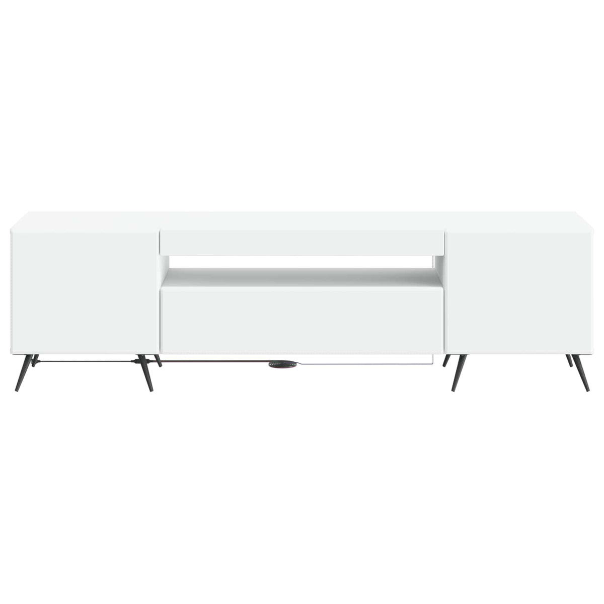 LED-TV-Schrank Weiß Holzwerkstoff