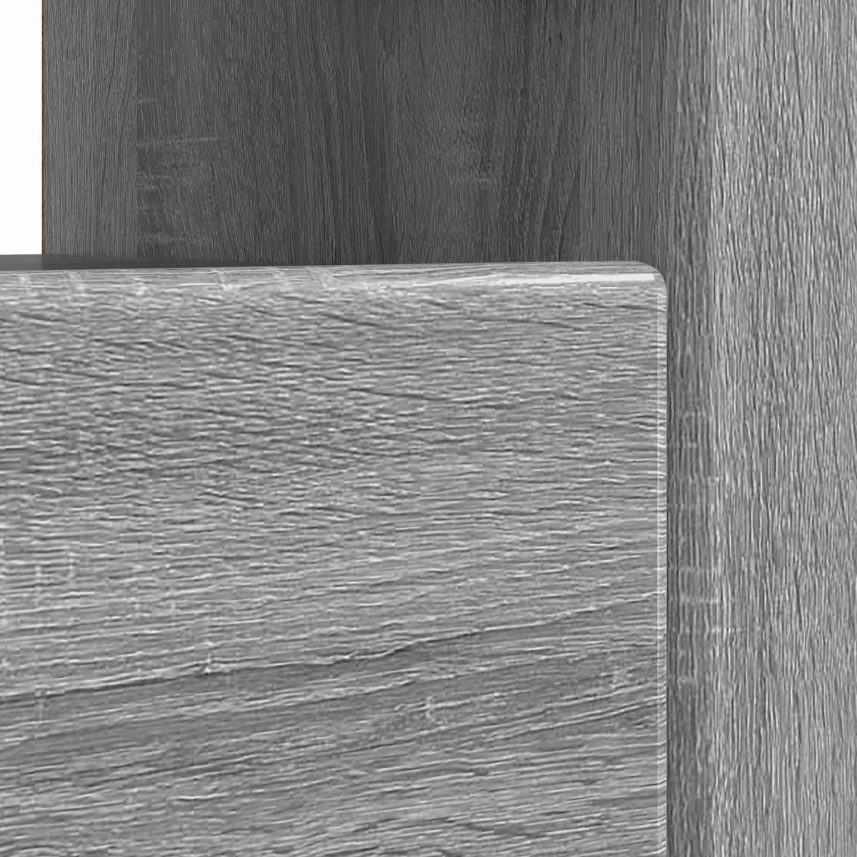 LED-TV-Schrank Sonoma-Grau Holzwerkstoff