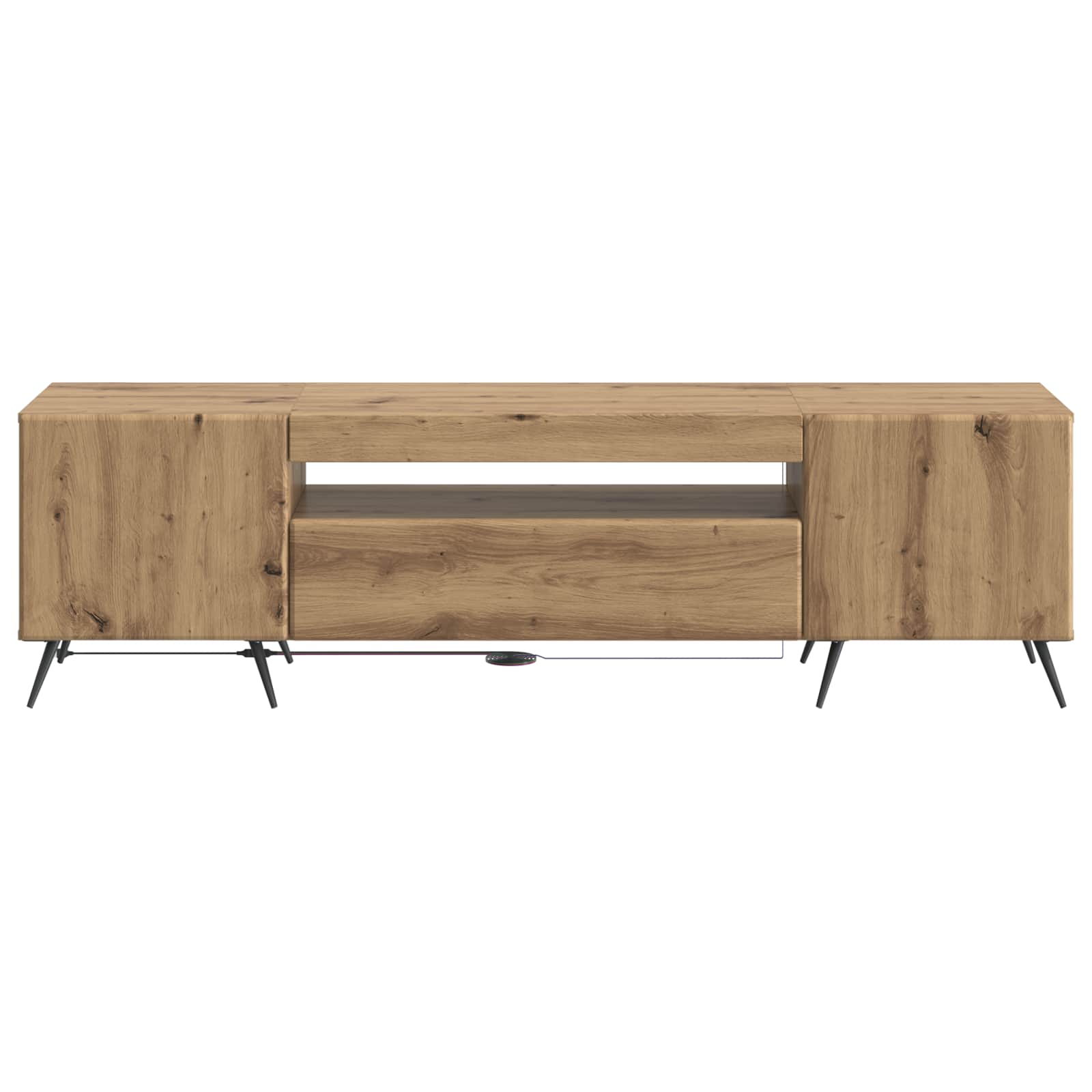 LED-TV-Schrank Artisan-Eiche Holzwerkstoff