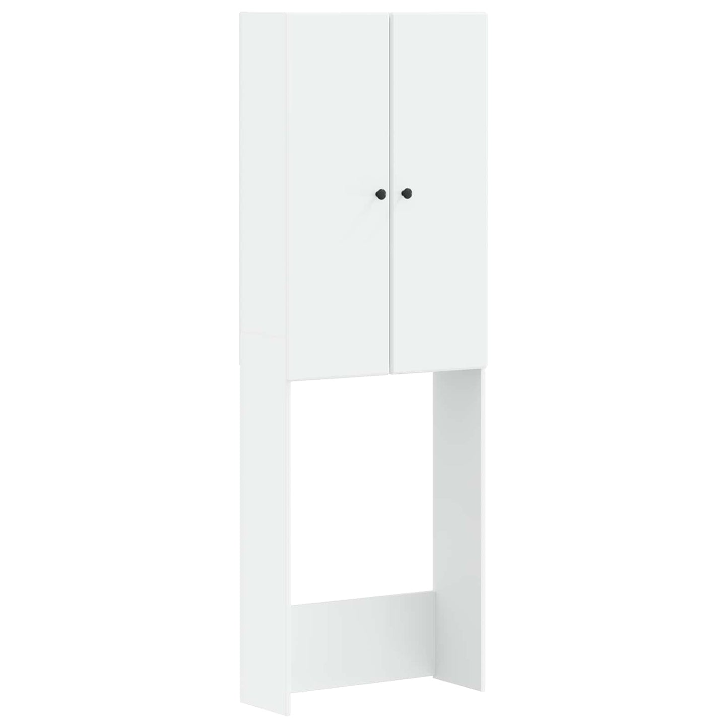 Toilettenschrank BREDA Weiß 66 x 25,5 x 190 cm Holzwerkstoff