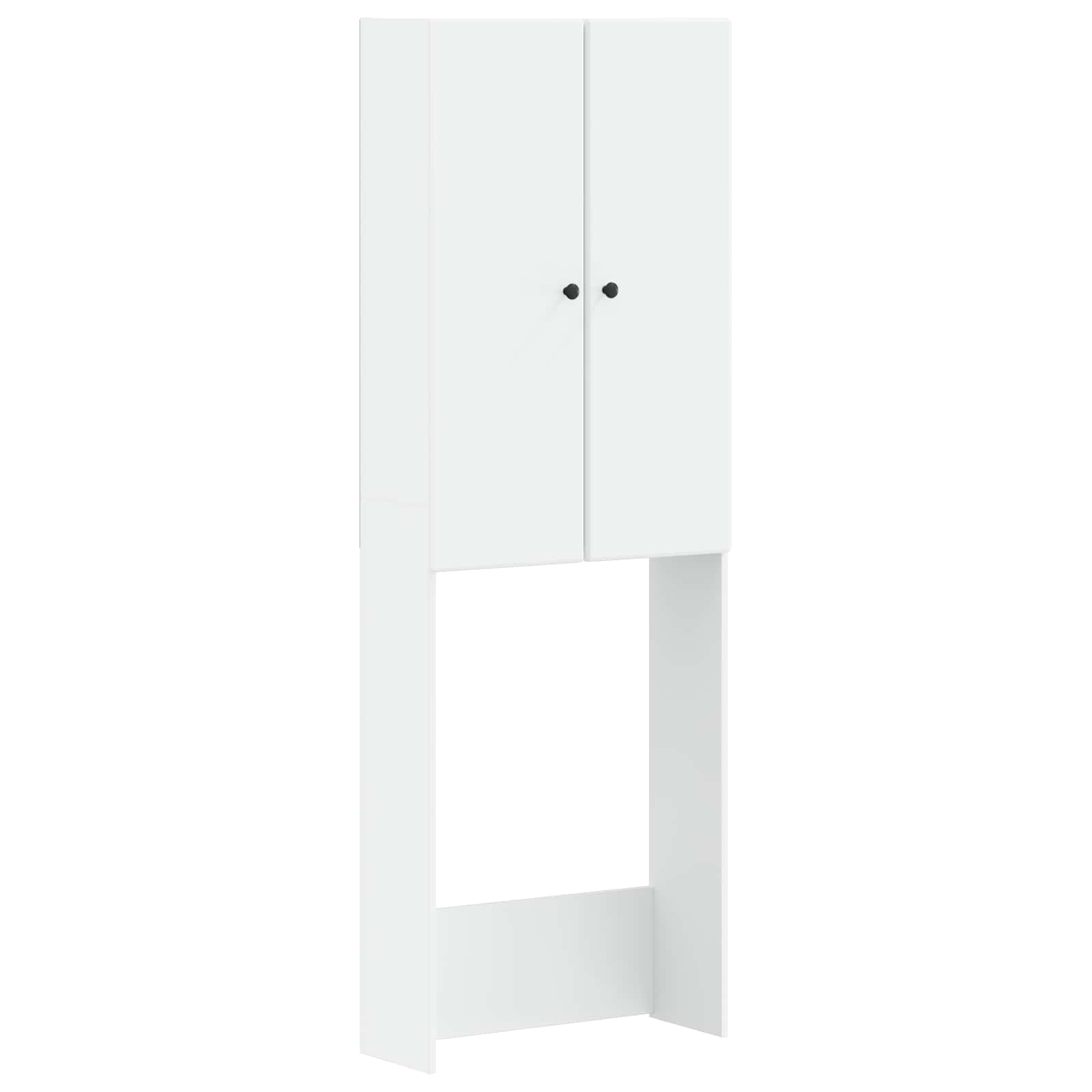 Toilettenschrank BREDA Weiß 66 x 25,5 x 190 cm Holzwerkstoff