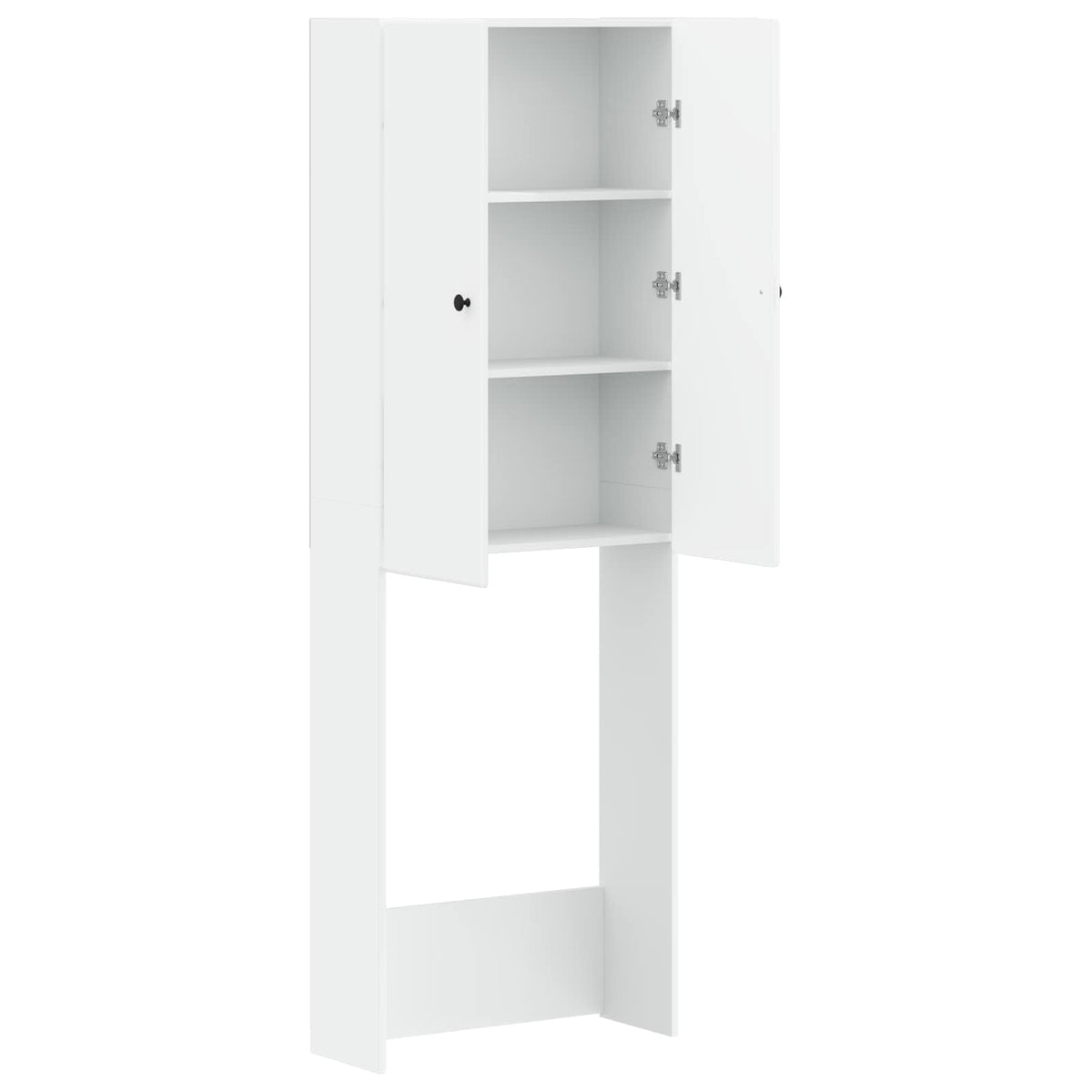 Toilettenschrank BREDA Weiß 66 x 25,5 x 190 cm Holzwerkstoff