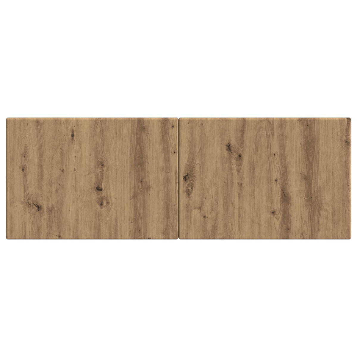 Wandmontiertes Kopfteil BREDA Artisan-Eiche Holzwerkstoff