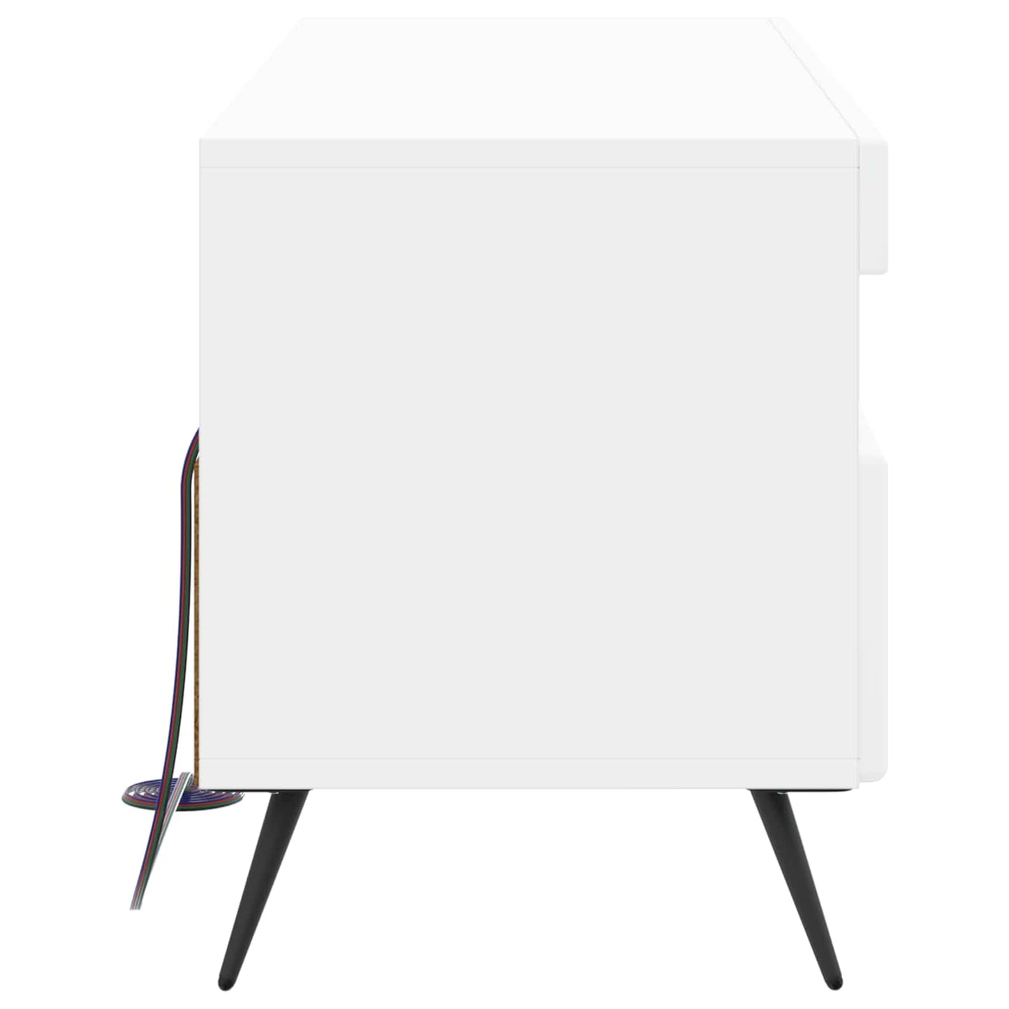 LED-TV-Schrank Weiß Holzwerkstoff
