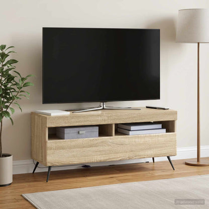 LED-TV-Schrank Sonoma-Eiche Holzwerkstoff