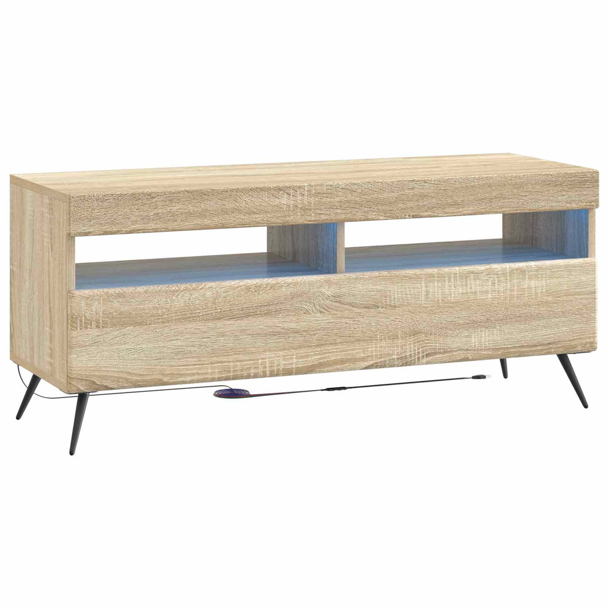 LED-TV-Schrank Sonoma-Eiche Holzwerkstoff