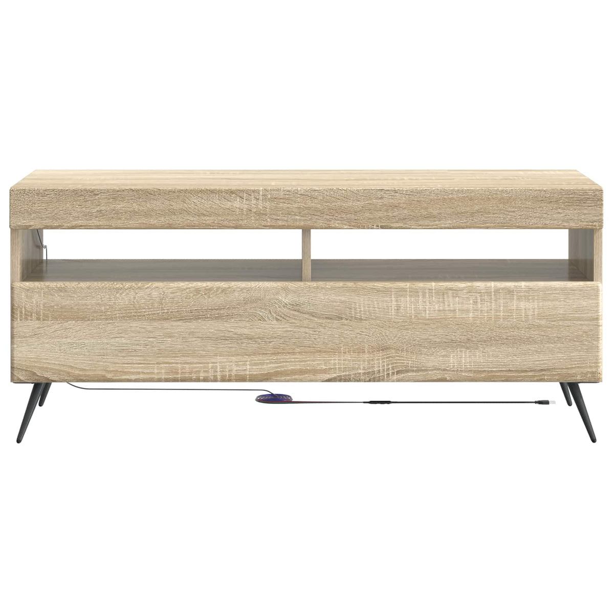 LED-TV-Schrank Sonoma-Eiche Holzwerkstoff