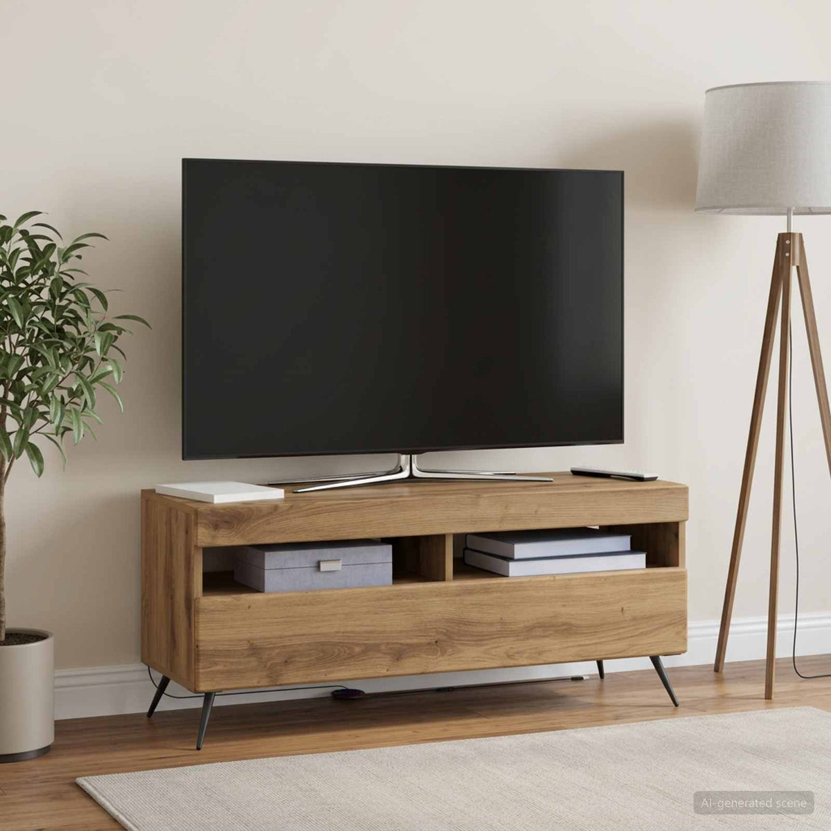 LED-TV-Schrank Artisan-Eiche Holzwerkstoff