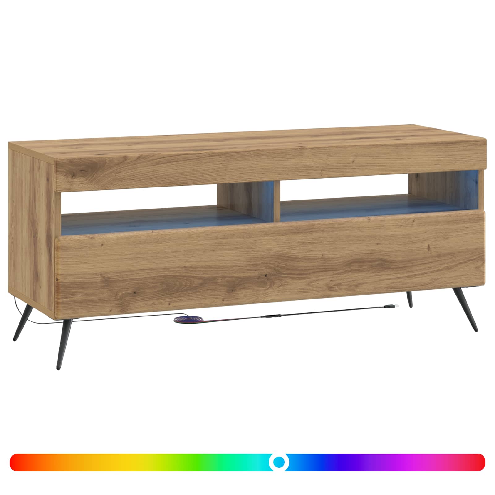 LED-TV-Schrank Artisan-Eiche Holzwerkstoff