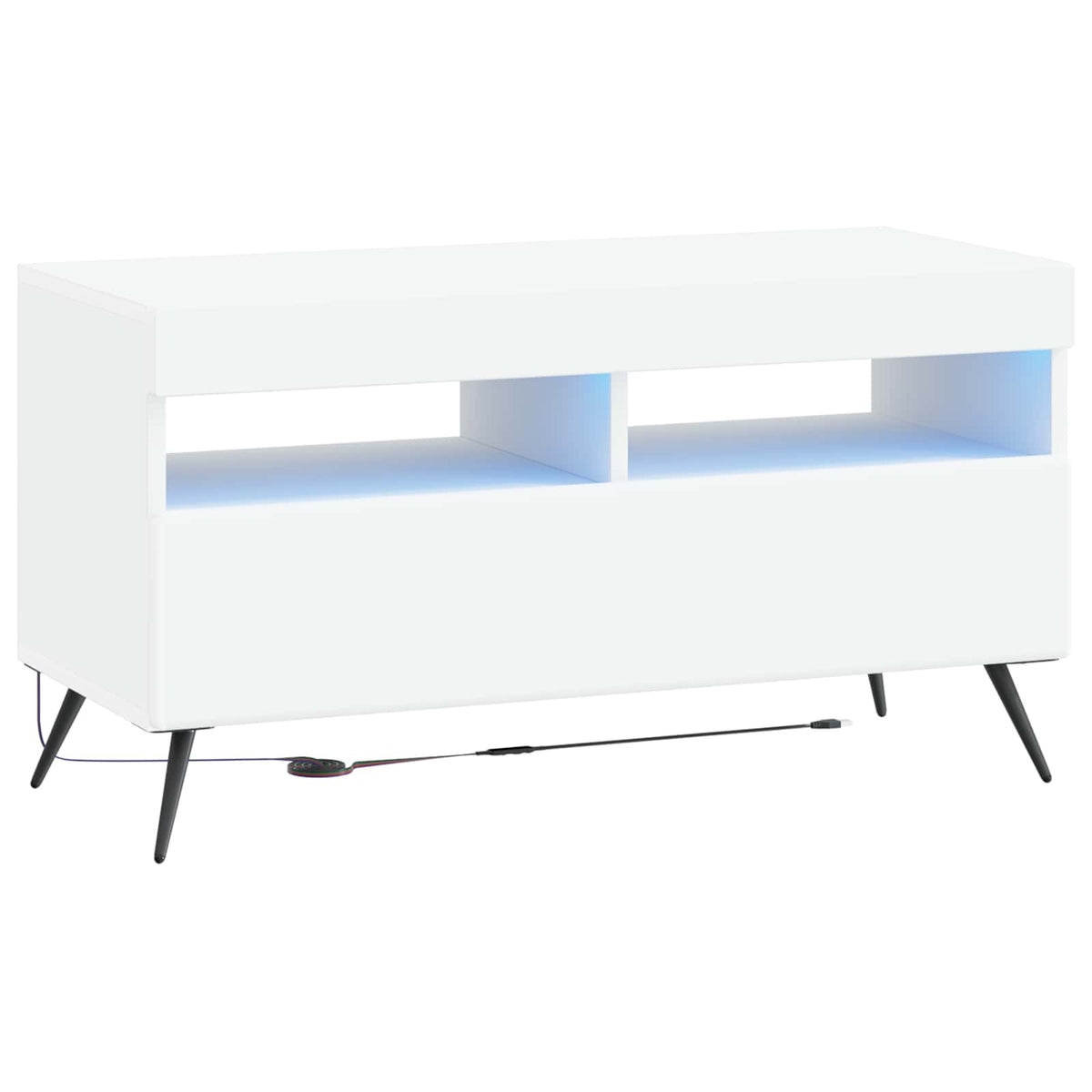 LED-TV-Schrank Weiß Holzwerkstoff
