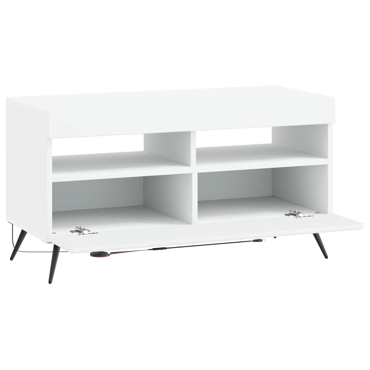 LED-TV-Schrank Weiß Holzwerkstoff