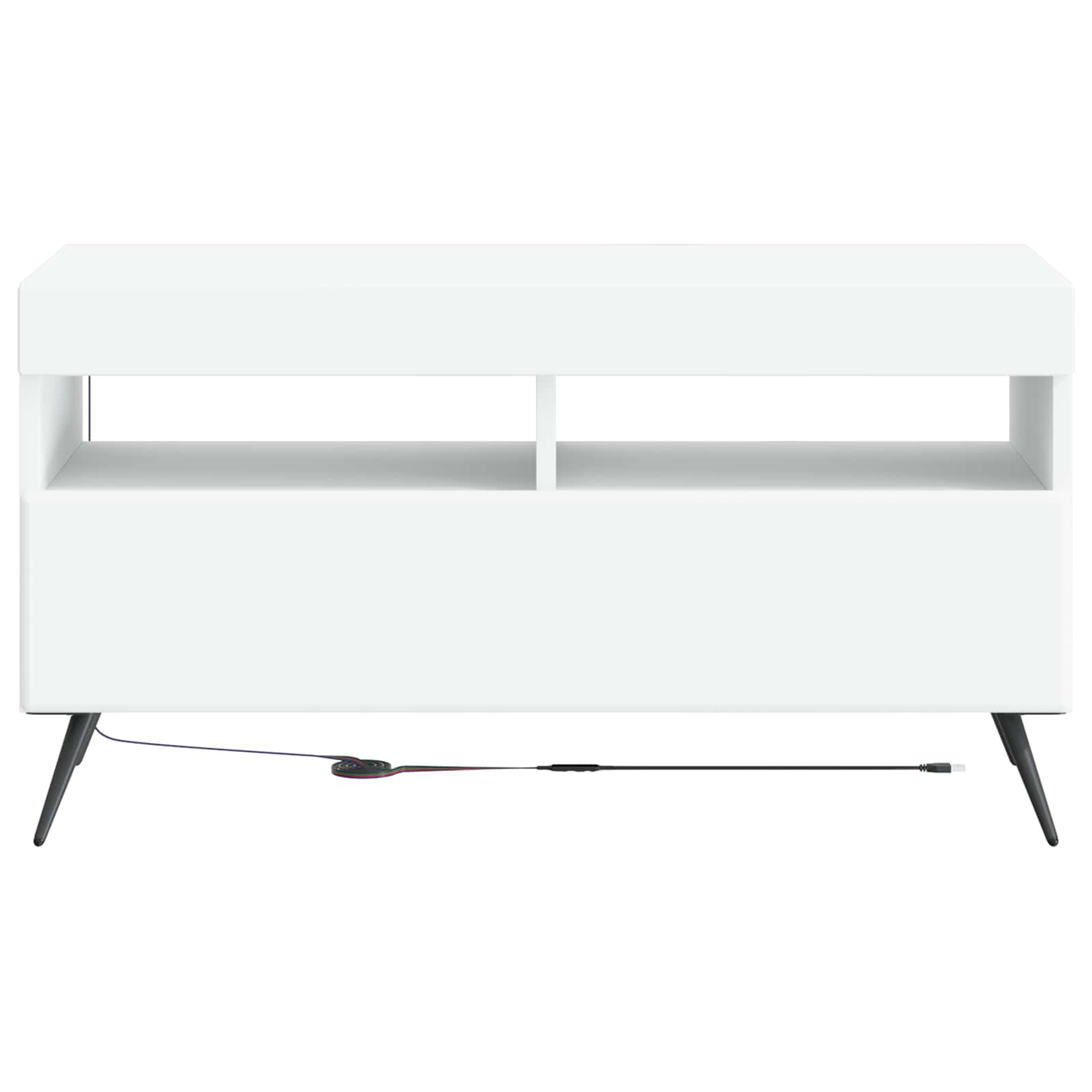 LED-TV-Schrank Weiß Holzwerkstoff