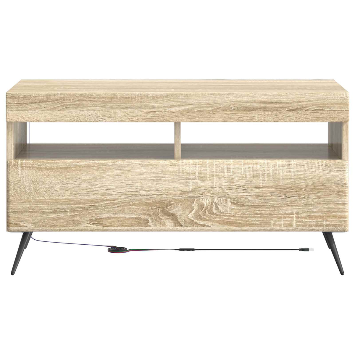 LED-TV-Schrank Sonoma-Eiche Holzwerkstoff