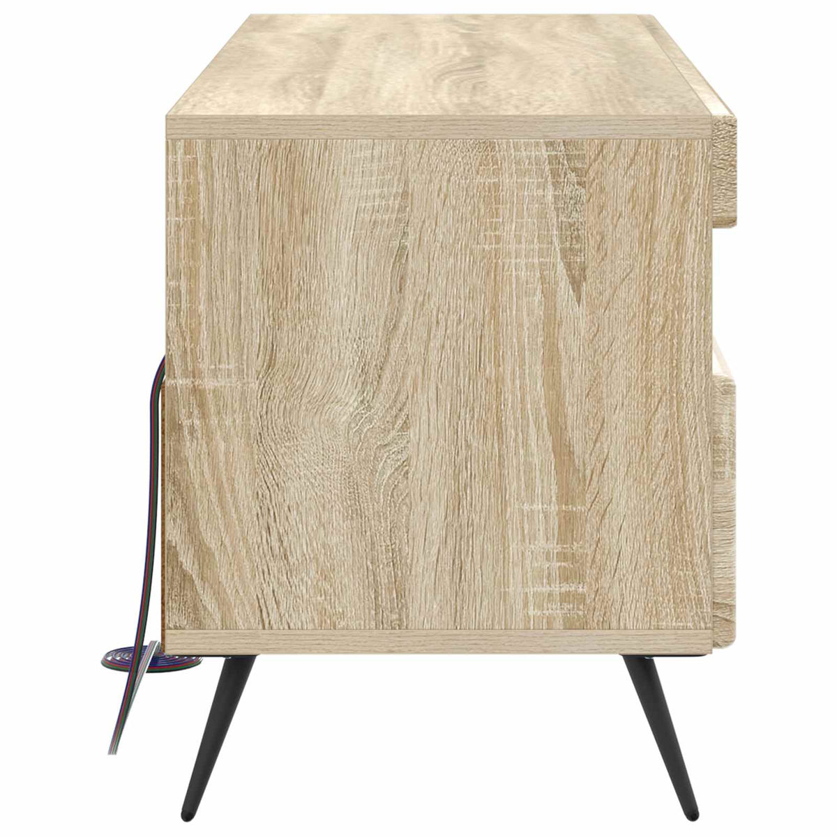 LED-TV-Schrank Sonoma-Eiche Holzwerkstoff