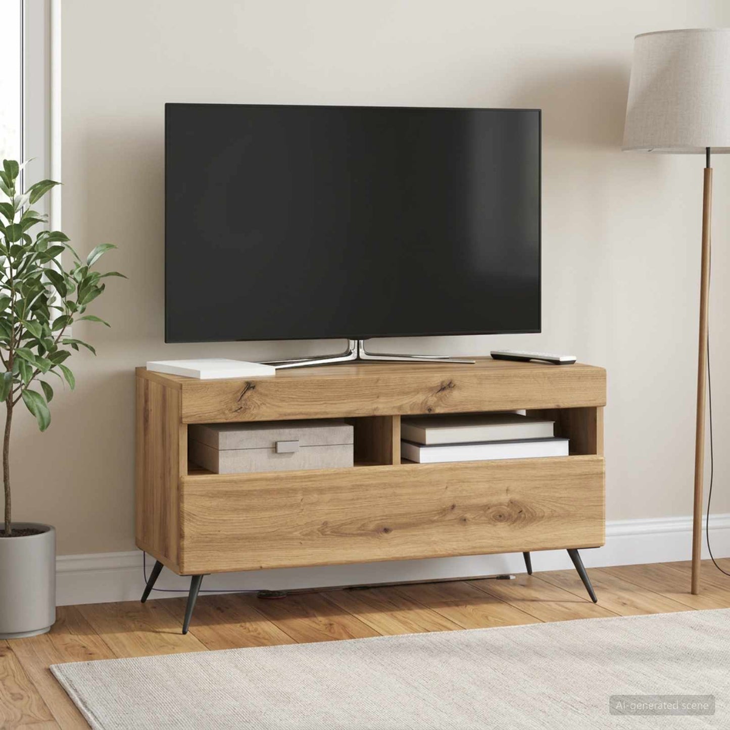 LED-TV-Schrank Artisan-Eiche Holzwerkstoff