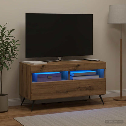 LED-TV-Schrank Artisan-Eiche Holzwerkstoff
