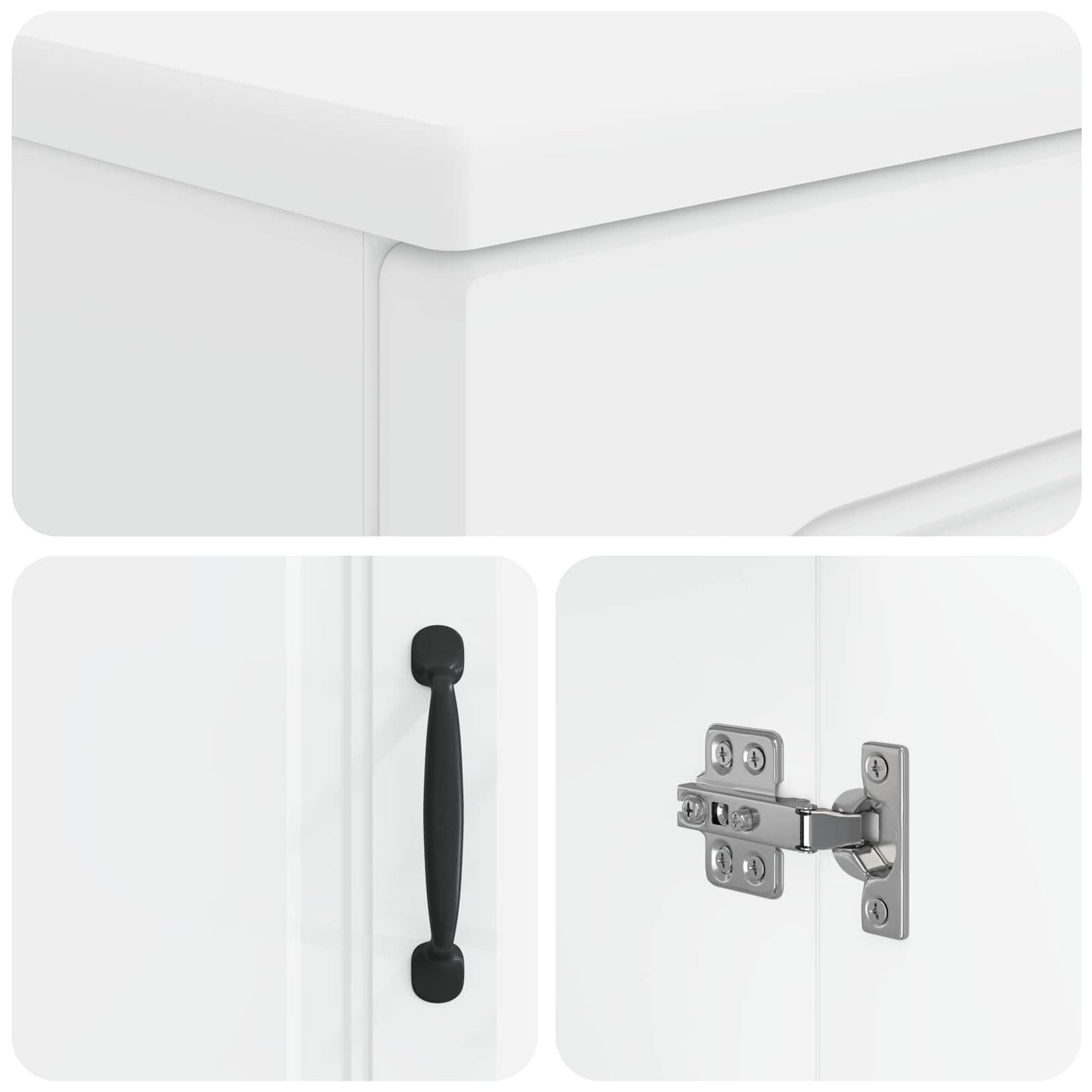 Waschbeckenschrank UTRECHT Weiß 59,5 x 31,5 x 59 cm