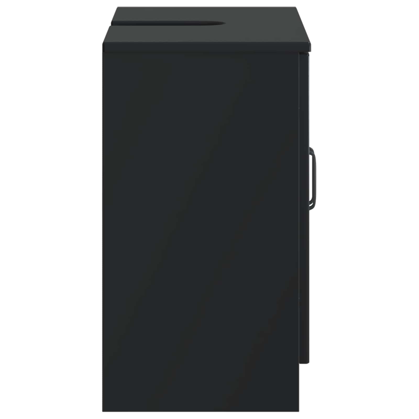 Waschbeckenschrank UTRECHT Schwarz 59,5 x 31,5 x 59 cm