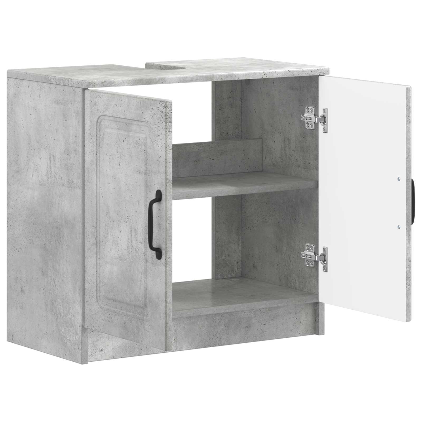 Waschbeckenschrank UTRECHT Betongrau 59,5 x 31,5 x 59 cm
