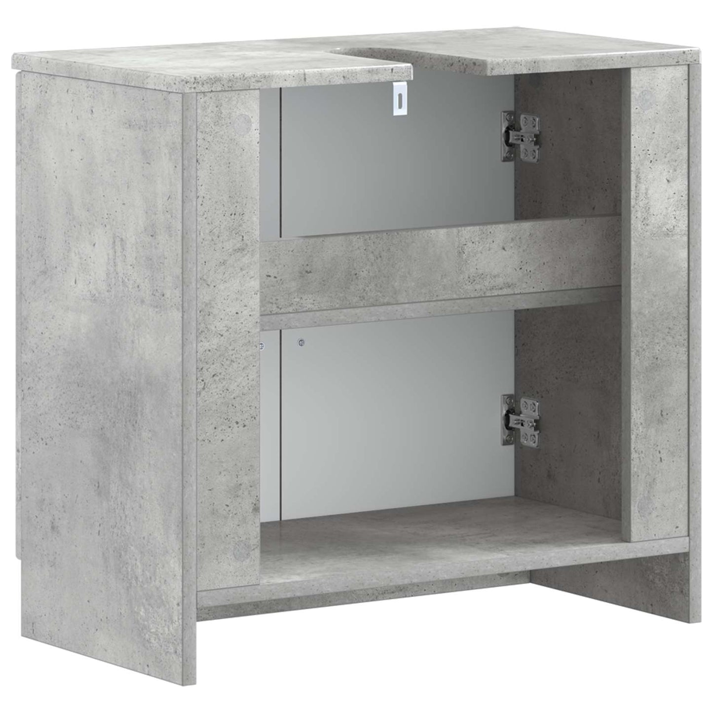 Waschbeckenschrank UTRECHT Betongrau 59,5 x 31,5 x 59 cm