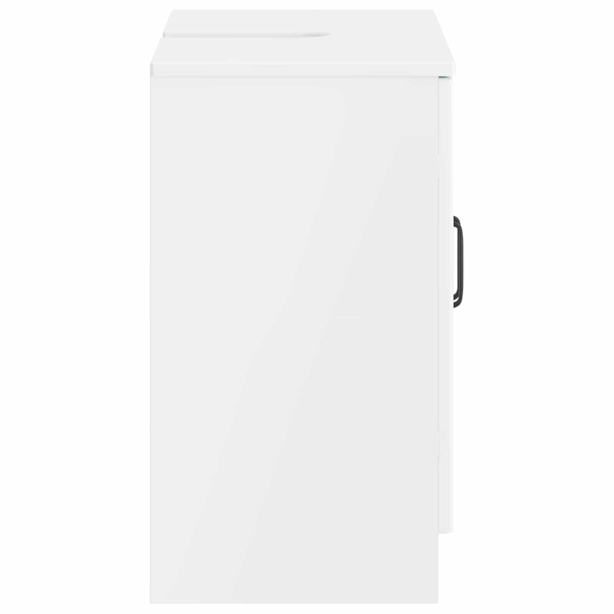 Waschbeckenschrank UTRECHT Hochglanz Weiß 59,5 x 31,5 x 59 cm