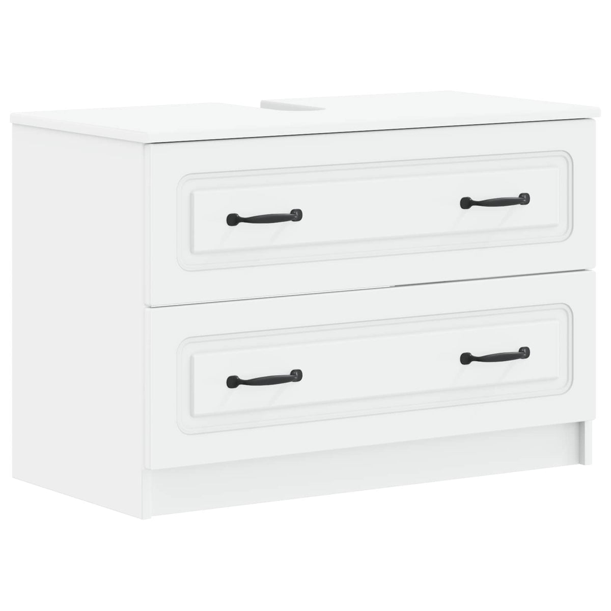 Waschbeckenschrank UTRECHT Weiß 82 x 41 x 56 cm Holzwerkstoff