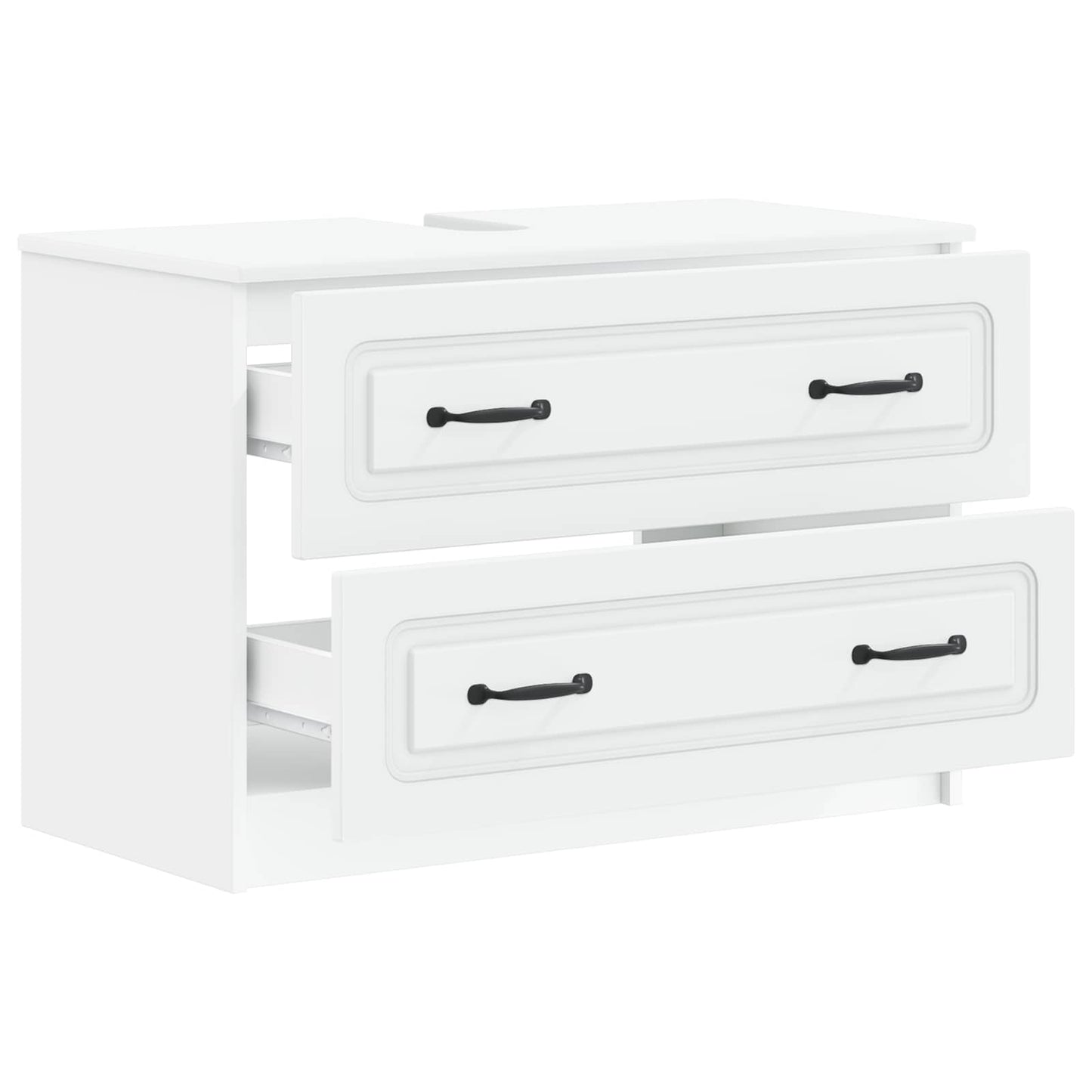 Waschbeckenschrank UTRECHT Weiß 82 x 41 x 56 cm Holzwerkstoff