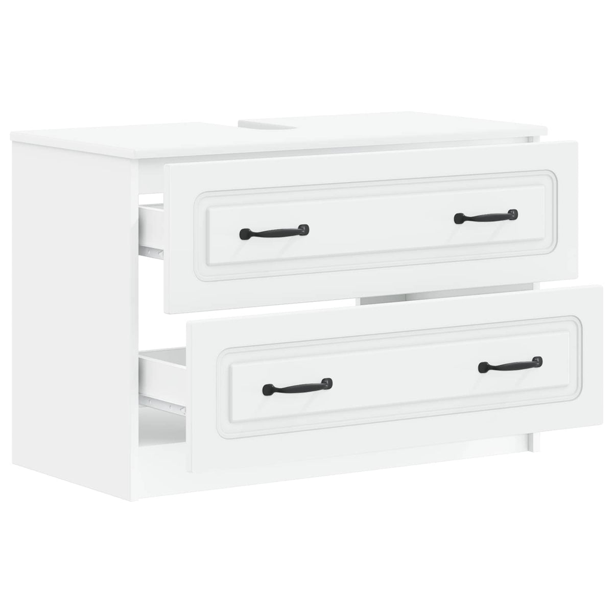 Waschbeckenschrank UTRECHT Weiß 82 x 41 x 56 cm Holzwerkstoff