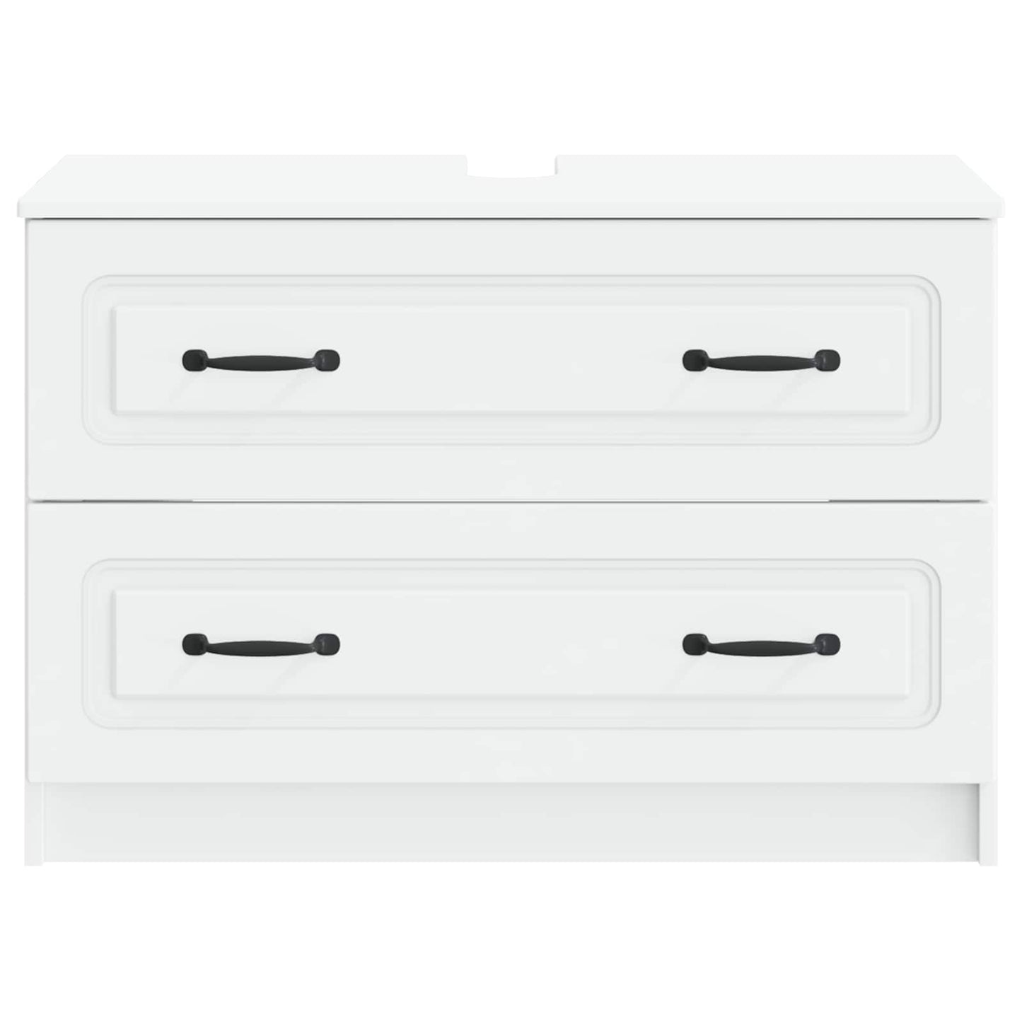 Waschbeckenschrank UTRECHT Weiß 82 x 41 x 56 cm Holzwerkstoff