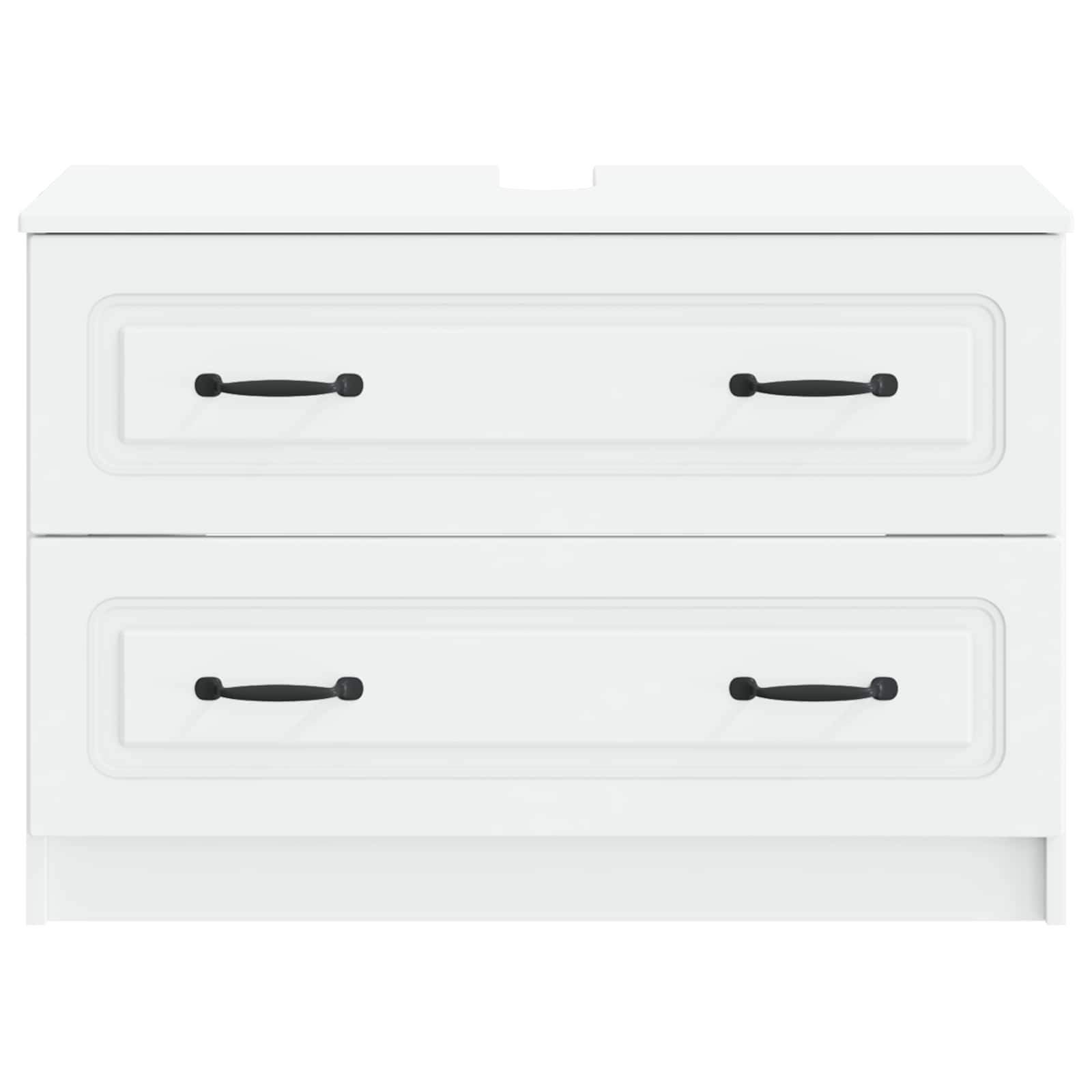 Waschbeckenschrank UTRECHT Weiß 82 x 41 x 56 cm Holzwerkstoff