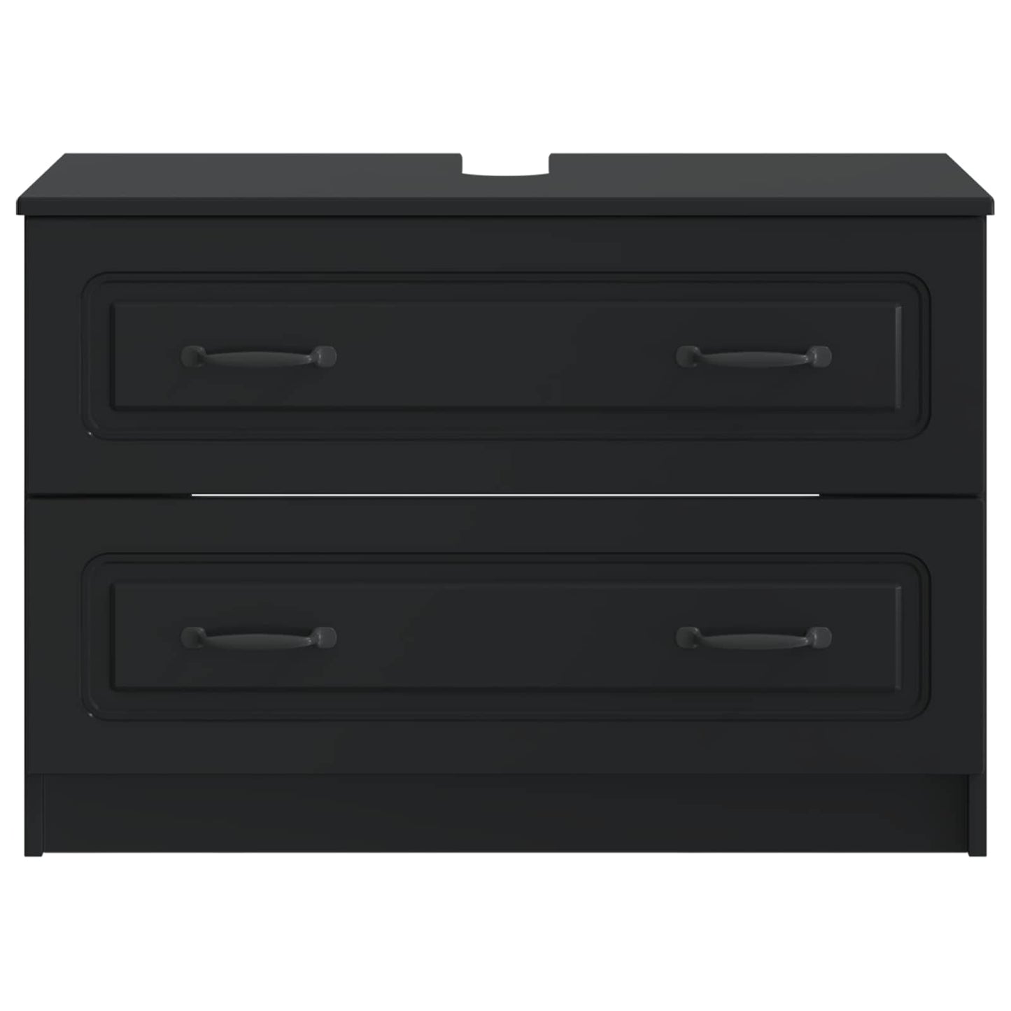 Waschbeckenschrank UTRECHT Schwarz 82 x 41 x 56 cm