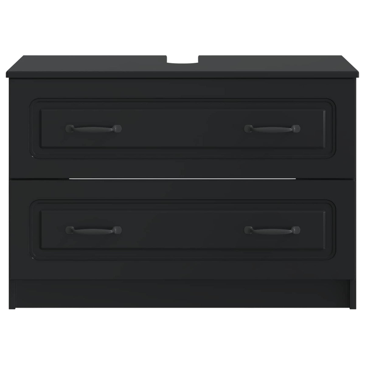 Waschbeckenschrank UTRECHT Schwarz 82 x 41 x 56 cm