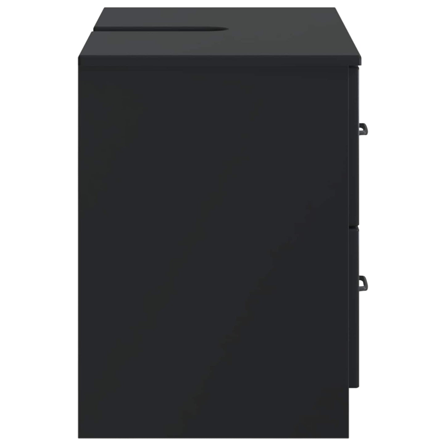 Waschbeckenschrank UTRECHT Schwarz 82 x 41 x 56 cm